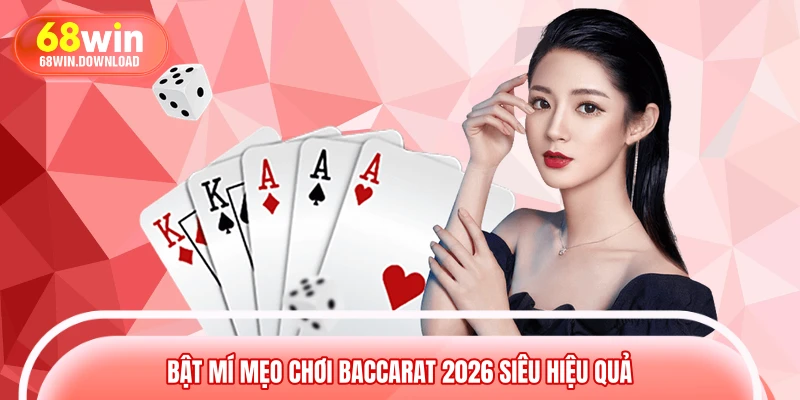 Bật mí mẹo chơi Baccarat 2026 siêu hiệu quả