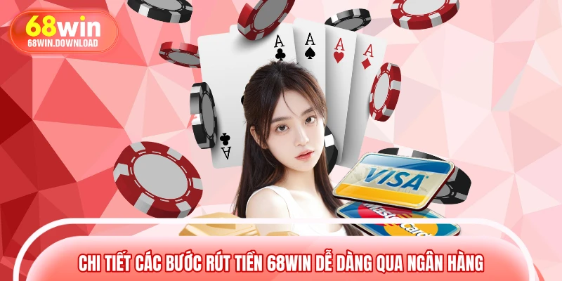 Chi tiết các bước rút tiền 68WIN dễ dàng qua ngân hàng