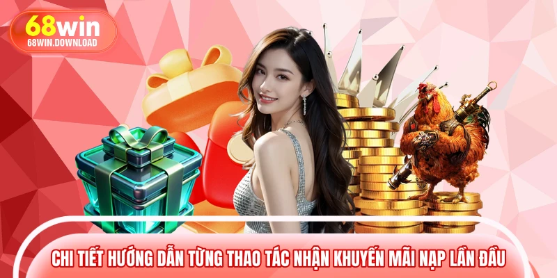 Chi tiết hướng dẫn từng thao tác nhận khuyến mãi nạp lần đầu