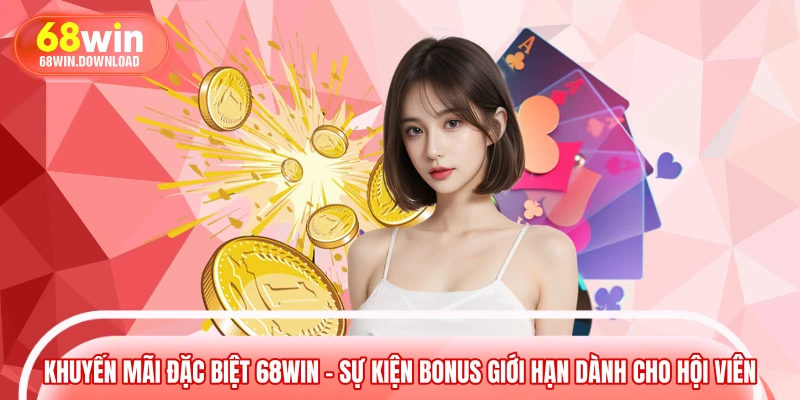 Khuyến Mãi Đặc Biệt 68WIN – Sự Kiện Bonus Giới Hạn Dành Cho Hội Viên